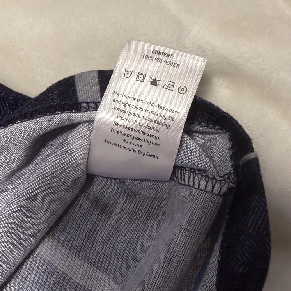 Sunrise‎ Kingdom Los Angeles Striped Tee Mens Large Navy Grey Streetwear Vibe - Picture 4 of 6
